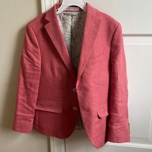 Ralph Lauren salmon colored boys blazer, size 8R.